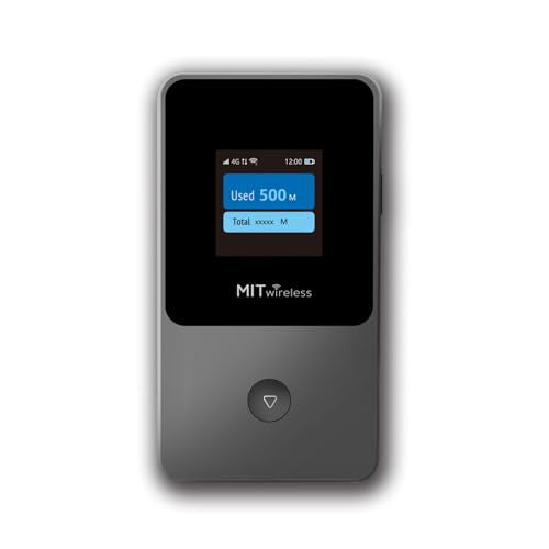 MITwireless Solutions WiFi T8 4G LTE Portable Hotspot Dual-Band 2.4GHz