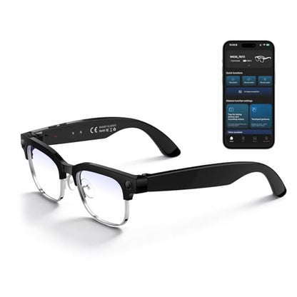 KWENRUN Smart Glasses 3264 x 2448 Resolution Bluetooth Plastic Square Type Wearable Computer