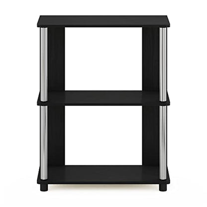 Furinno 3-Tier 15070AMSS Floor Mount Bookcase 11.6" D x 23.6" W x 29.8" H