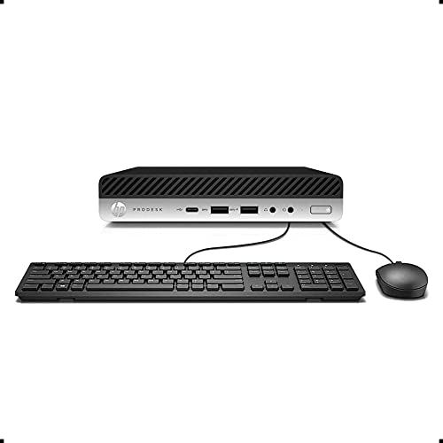 HP ProDesk 600 G3 Mini PC, 16GB RAM, 256GB SSD, Windows 11 Pro, 3840 x 2160 Resolution, Mini PC