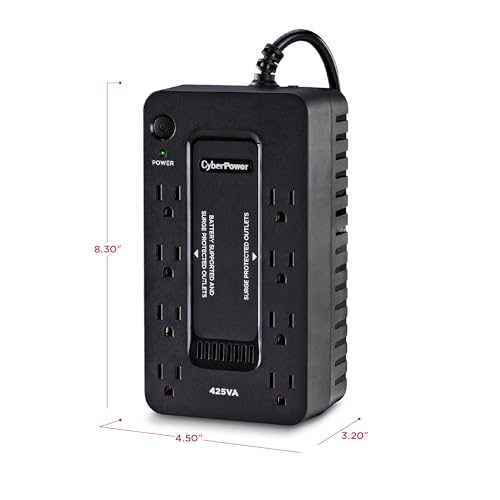 CyberPower ST425 120 Volts 2.17 Amps 260 Watts 8 Outlets UPS Uninterruptible Power Supply