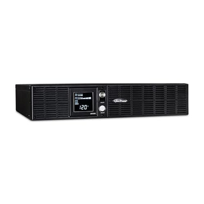 CyberPower 900W OR1500LCDRT2U UPS System with 8 Outlets, Metal, Black