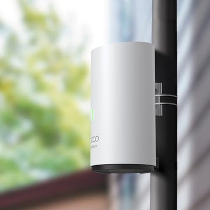 TP-Link Deco X20-Outdoor AX1800 Dual-Band Wi-Fi 6 Mesh Wi-Fi Extender | Coverage up to 2200 sq.ft | 2 Gigabit PoE+ Ports | Weatherproof | HomeShield Security | 1-Pack