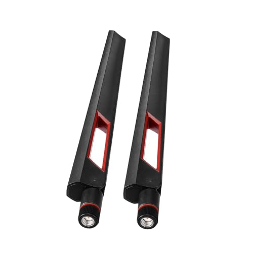 Superbat 2-Piece AU0008ANSP 50 Ohm WiFi Antenna 300 Feet Range RP-SMA Male