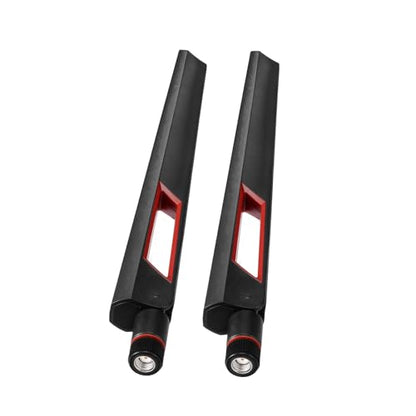 Superbat 2-Piece AU0008ANSP 50 Ohm WiFi Antenna 300 Feet Range RP-SMA Male