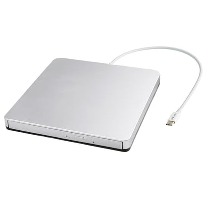 VikTck External USB 3.0 DVD CD Drive VT968, 5 Gbps Data Transfer Rate, USB-C, Optical Storage Burn Speed 24x, Read Speed 3.6 MB/s