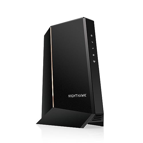 NETGEAR CM2000 Cable Modem DOCSIS 3.1 Ethernet Technology 2.5Gbps Max Data Rate 1 Ethernet Port Black