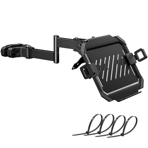 PUTORSEN EMLDA35-1 Laptop Pole Mount - 12-18 Inch Support, Alloy Steel Construction, Black