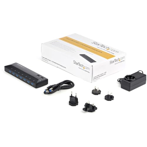 StarTech.com 9-Port USB Hub ST93007U2C - USB 3.0 - 7 Standard Ports + 2 Charging Ports