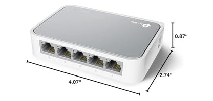 TP-Link TL-SF1005D 5-Port Unmanaged Ethernet Switch 10/100Mbps RJ45