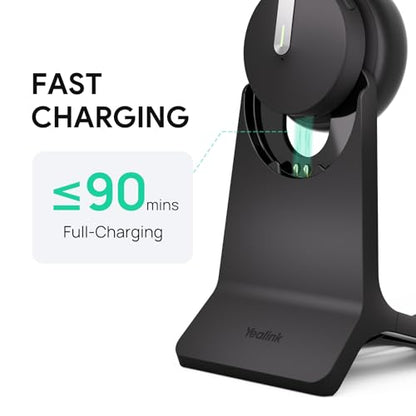 Yealink BH70 Mono Wireless Headset with Stand Teams USB-C/A