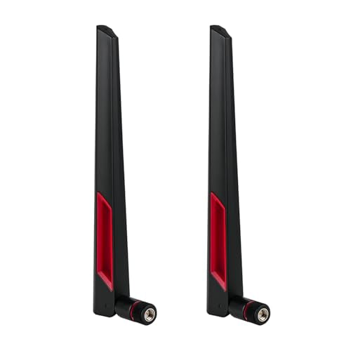 Stemedu 2pcs 12dBi Dual Band WiFi Antenna for Wireless Applications