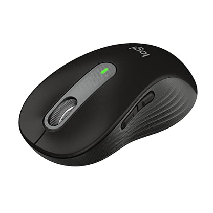 Logitech M650 L Mouse 4000 DPI Optical Bluetooth Wireless Black Right-Handed