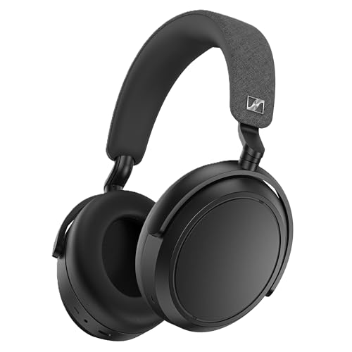 Sennheiser 509266 MOMENTUM 4 Wireless Noise Cancelling Headphones, Bluetooth 5.2, 60 Hours Average Life, Over Ear, Black