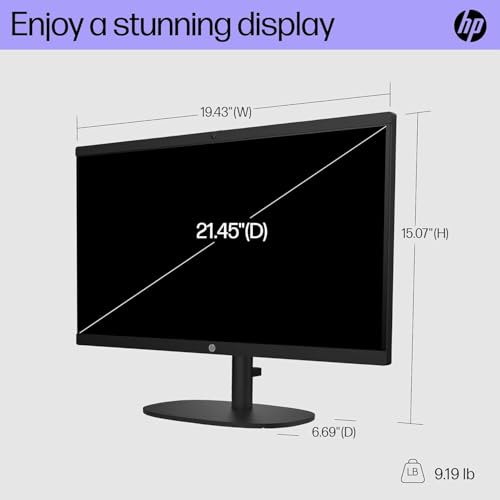 HP 21.45 Inches 22-dg FHD 1920x1080 LCD 60Hz All-in-One Computer