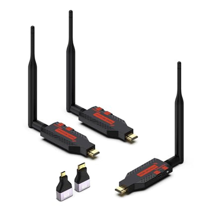 Taiquinix Wireless HDMI 100M 4K Decode 2.4G/5G HDMI Extender Kit