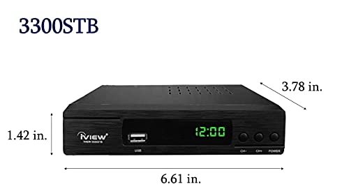 IVIEW 6.61" x 3.78" 3300STBA HDMI and USB Converter Box with 19 Pin Interface