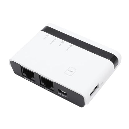 Sanpyl USB Print Server 4 Printers Network Sharing Wired Wireless 10/100Mbps LAN Print Server