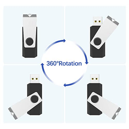 RAOYI 32GB USB 2.0 Flash Drive U666-Black-32G