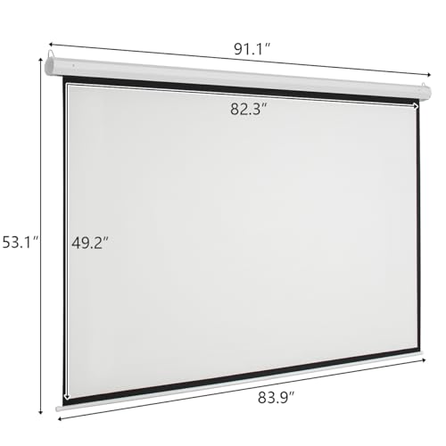 Kshioe 92" KS0087 Motorized Projection Screen 16:9 HD