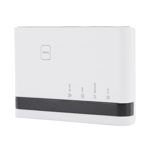 XUMIUZIY Print Server - 4 USB Ports - Multi-Mode Connectivity (Wired / 2.4G WiFi / Standalone) - 100Mbps LAN - x-USB 2.0