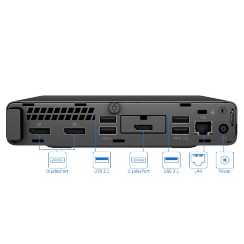 HP EliteDesk 705 G4 Mini PC AMD Ryzen 5 2400GE 8GB DDR4 256GB SSD Windows 11 Pro