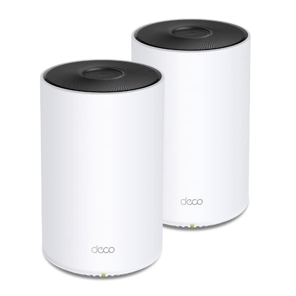 TP-Link 5500 sq. ft. Deco W7200 Tri-Band Wi-Fi 6 Router 1000 Mbps