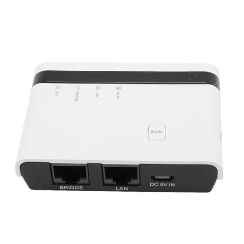 Sanpyl USB Print Server 4 Printers Network Sharing Wired Wireless 10/100Mbps LAN Print Server