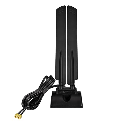 Eightwood Tri-Band WiFi 6E Antenna EWUA0197 2.4GHz 5GHz 6GHz Magnetic Mount Base