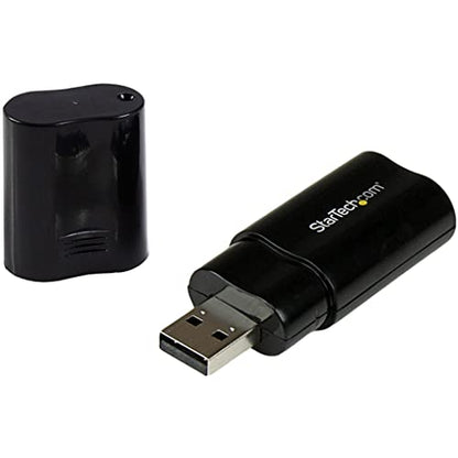 StarTech.com USB Audio Adapter ICUSBAUDIOB - 5.1 Surround Sound - Stereo - USB 2.0 - External Sound Card