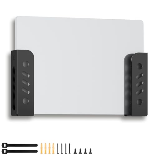 Varghesyla 7.2x2.05x1.65inch Laptop Mount Bracket 32mm Thickness Steel Durable Universal Wall/Under Desk Holder