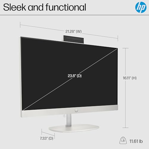 HP 23.6 inch 24-cr0032 1920x1080 Display All-in-One PC