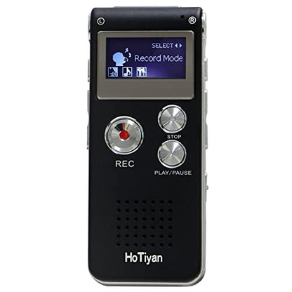 HoTiyan 1.1 Inches H-10001 Digital Voice Recorder USB 2.0 MP3/WAV Audio Recorder
