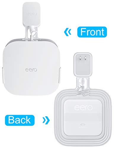 COOLWUFAN 3 Count TE007_eero_pro6_mount_3P Wall Mount Holder for eero Pro 6/6E Tri-Band WiFi 6 System