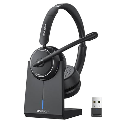 Waxop 1 Count WX-HS012 Wireless Headset with Environmental Noise Cancellation