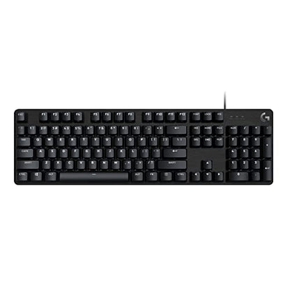 Logitech G413 SE Full-Size Mechanical Keyboard 108 Keys Aluminum Construction Tactile Switch Corded Black