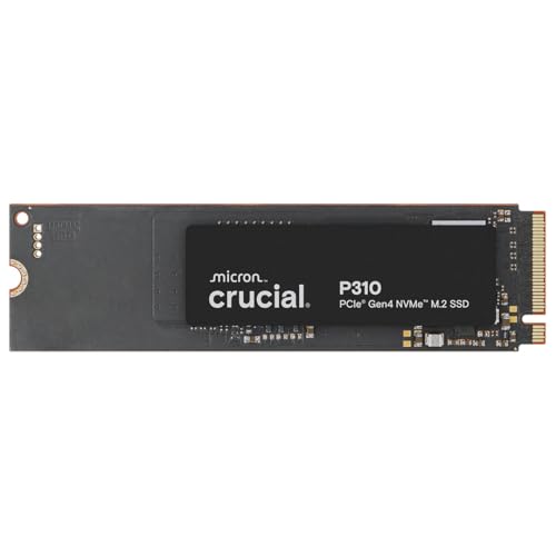 Crucial 1TB CT1000P310SSD801 SSD PCIe Gen4 NVMe M.2 2280 Up to 7100MB/s Read 6000MB/s Write