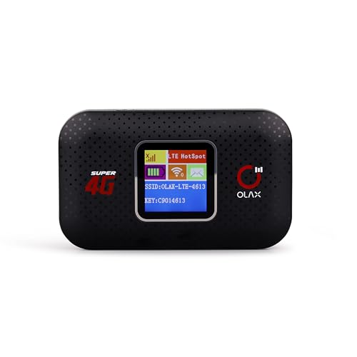 OLAX Compact Mobile WiFi Hotspot 4G LTE MF955V USB 48Mbps 2.4GHz Internal Antenna