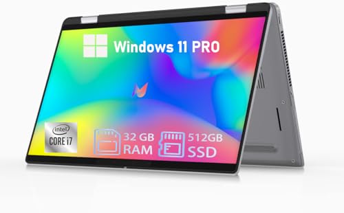 Dell Latitude 7430 14" FHD (1920x1080) 2-in-1 Laptop, Intel Core i7-1265U, 32GB RAM, 512GB SSD, Convertible