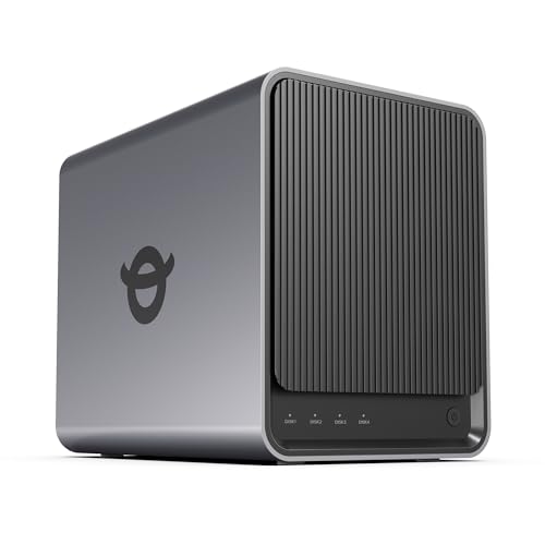 Yxk 4-Bay Desktop NAS Zero1 Pro Intel N100 Quad-Core 8GB RAM