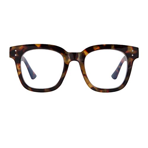 Madison Avenue Oversized UKAU-0003-T Anti Blue Light Glasses Adult 50mm Lens Width 45mm Lens Height 145mm Arm Length Full Rim Plastic Frame