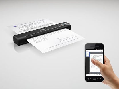 Epson WorkForce ES-60W Wireless Portable Document Scanner B11B253201 1200dpi Color Scanner