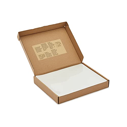 Amazon Basics 9 x 11.5-Inch Clear Thermal Laminating Sheets, 2.8 mil, 200-Pack