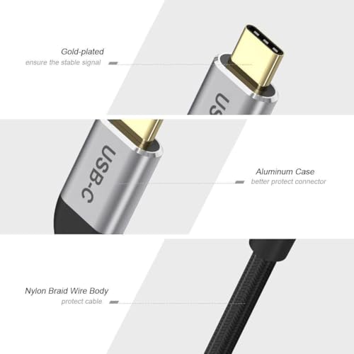 QGeeM USB C to HDMI Adapter XCHF02 4K 30Hz Gray
