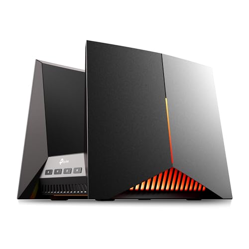 TP-Link Black Archer GE800 Tri-Band Router | 11528 Mbps | 2×10G + 4×2.5G Ports | Wi-Fi 7 | 8 Antennas
