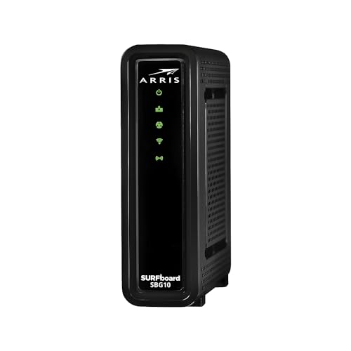 ARRIS 16x4 DOCSIS 3.0 Wi-Fi Cable Modem SBG10 Black