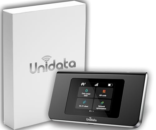 Unidata 5" WiFi U30 140+ Countries LTE Mobile Hotspot 2.4GHz