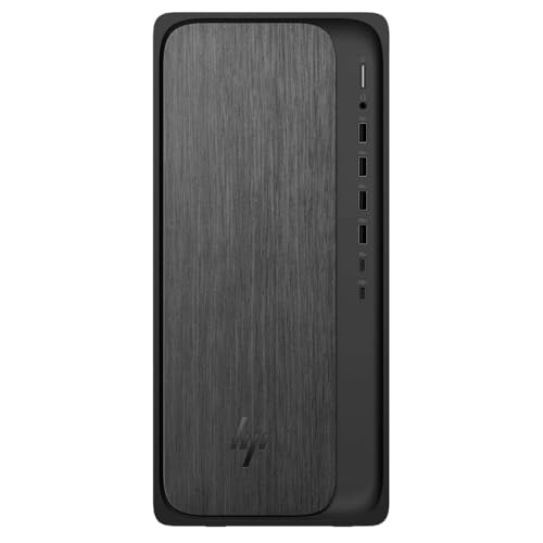 HP M02-0127c Desktop Computer PC, AMD Ryzen 7 8700G, 32GB DDR5 RAM, 1TB SSD, Radeon 780M Graphics, Wi-Fi 6