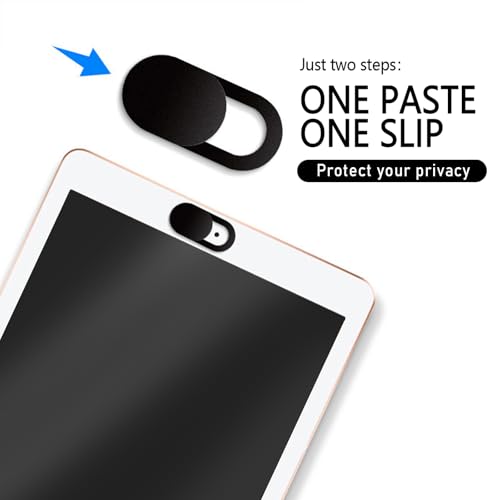 Generic 0.03" Webcam Cover Sliding Privacy Shield - 8 Pack