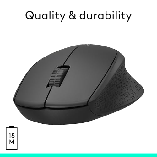Logitech M330 Silent Wireless Mouse 2.4GHz Optical USB Receiver Battery Powered Wireless PC Mac Chromebook